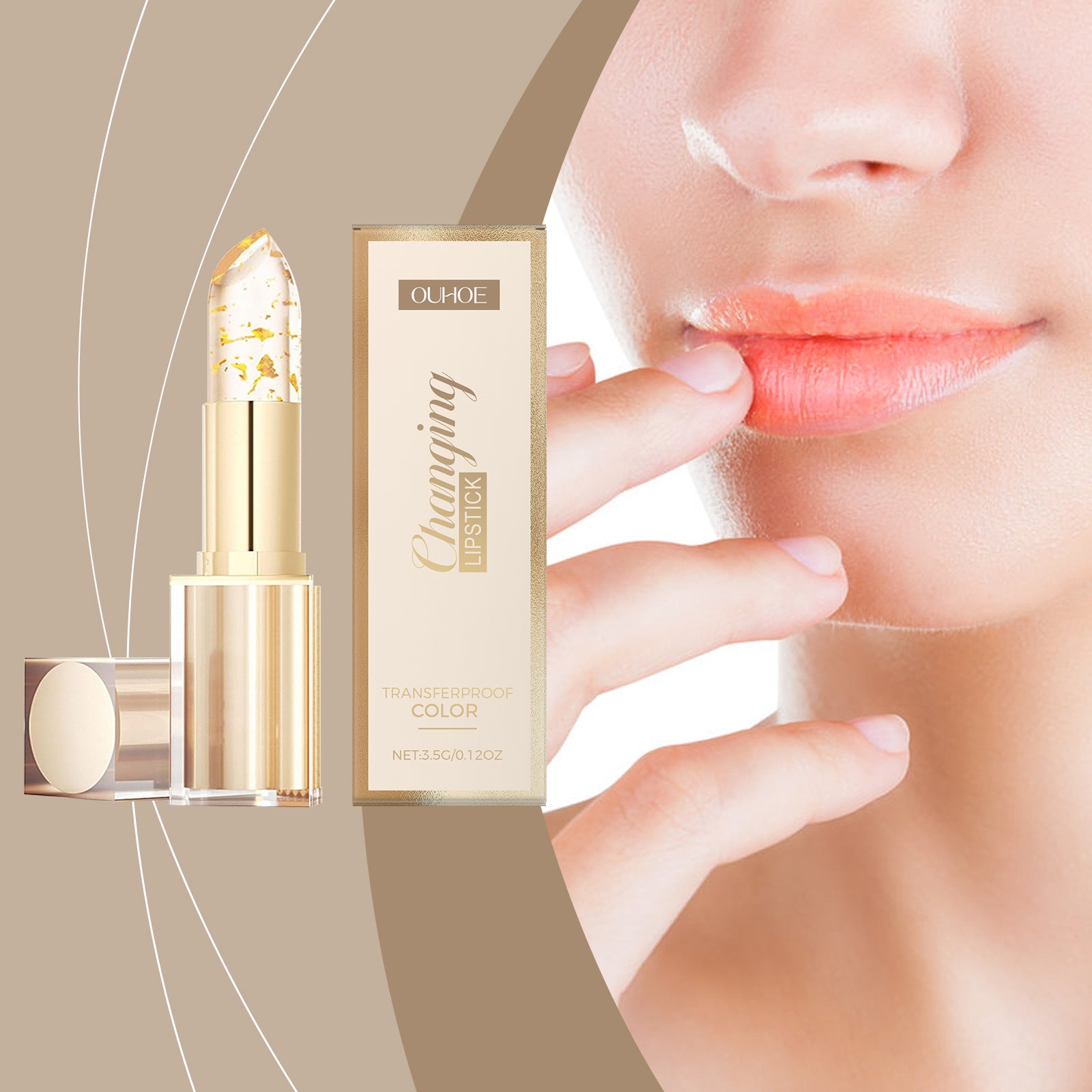Transferproof Color Changing Lipstick Moisturizing Repairing Deep Nourishment Plumping Jelly Transparente Long Lasting Lip Balm