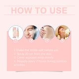 Refreshing Sunscreen Spray Body Sun Block Isolation Mist Long Lasting UV Protector Summer Outdoor Brightening Moisturizer Serum