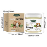 Pure Shea Butter Cream Relieve Redness Face Body Lotion Deep Moisturizing Soften Smoothing Balm Natural Nourishing Dry Skin Care
