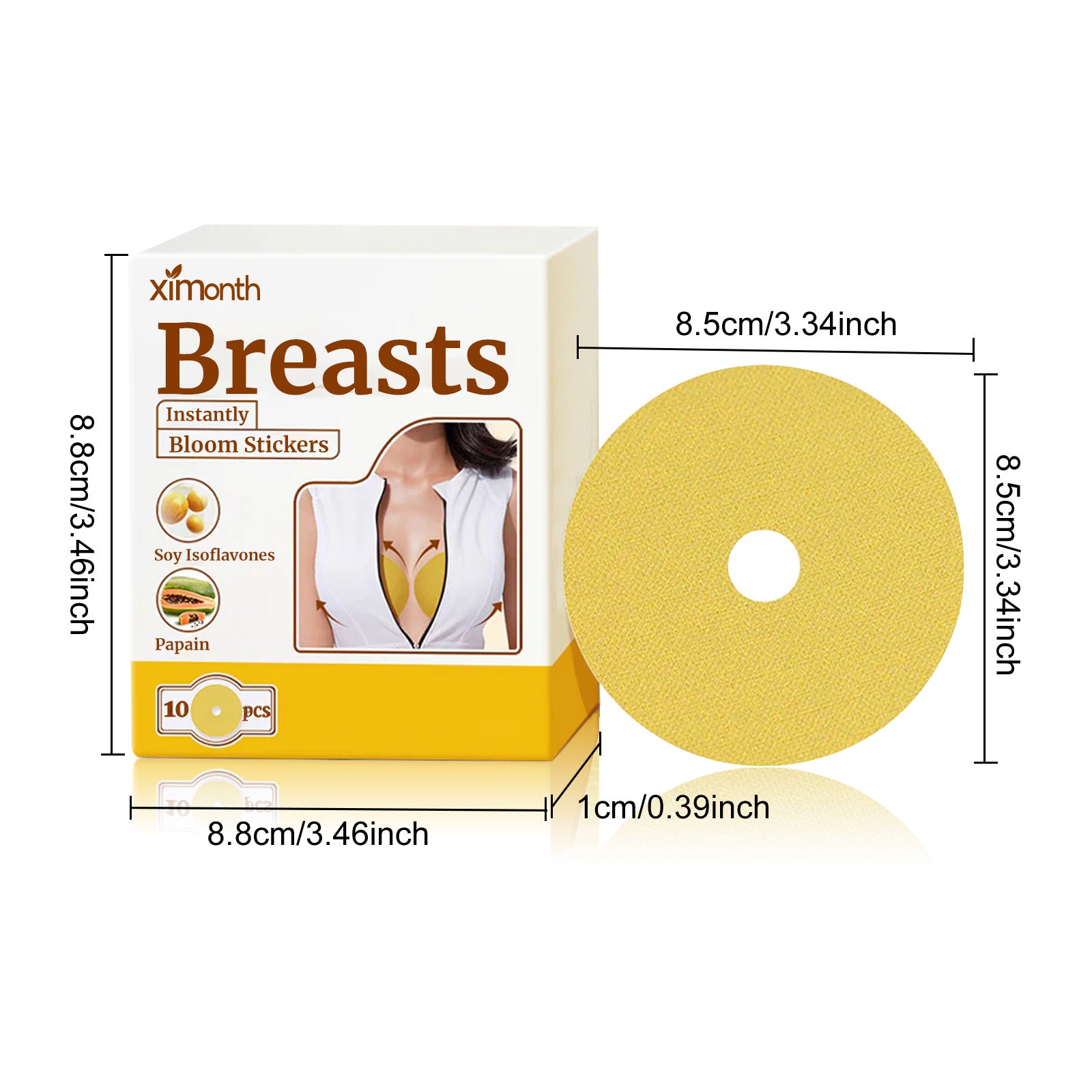 Breast Augmentation Patch Lifting Firming Bust Enlarge Prevents Sagging Shaping Breast Boost Confidence Breast Enhancers Patch