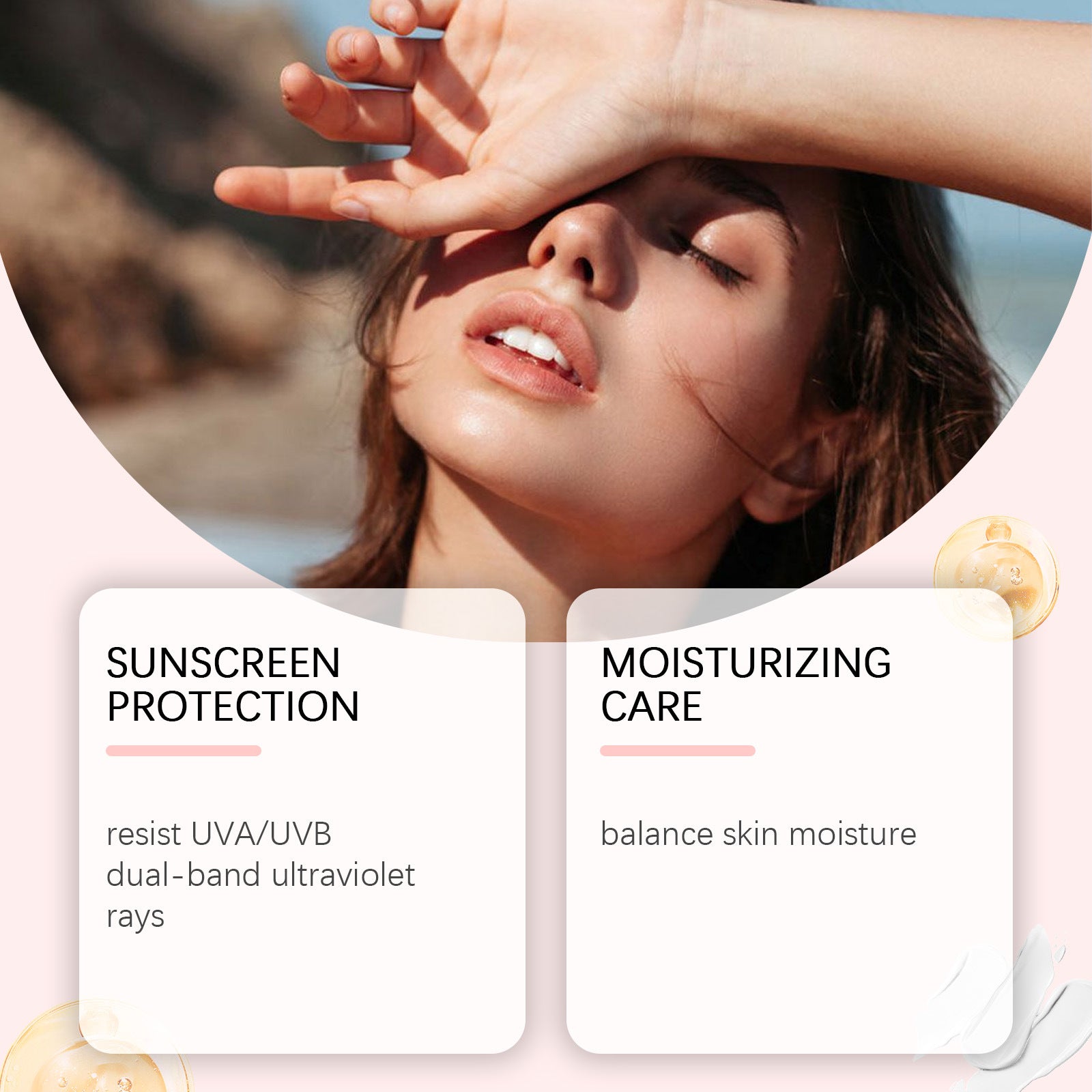 Refreshing Sunscreen Spray Body Sun Block Isolation Mist Long Lasting UV Protector Summer Outdoor Brightening Moisturizer Serum