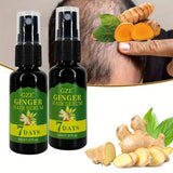 2 Pack GZE Ginger Hair Serum 7 Days Moisturizing Strong Hair