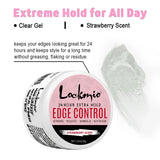Women and Kid 30g Edge Control Gel Long Lasting Hold Control Wax Natural Finishing Anti-frizz Hair Wax Smoothing Styling Pomade