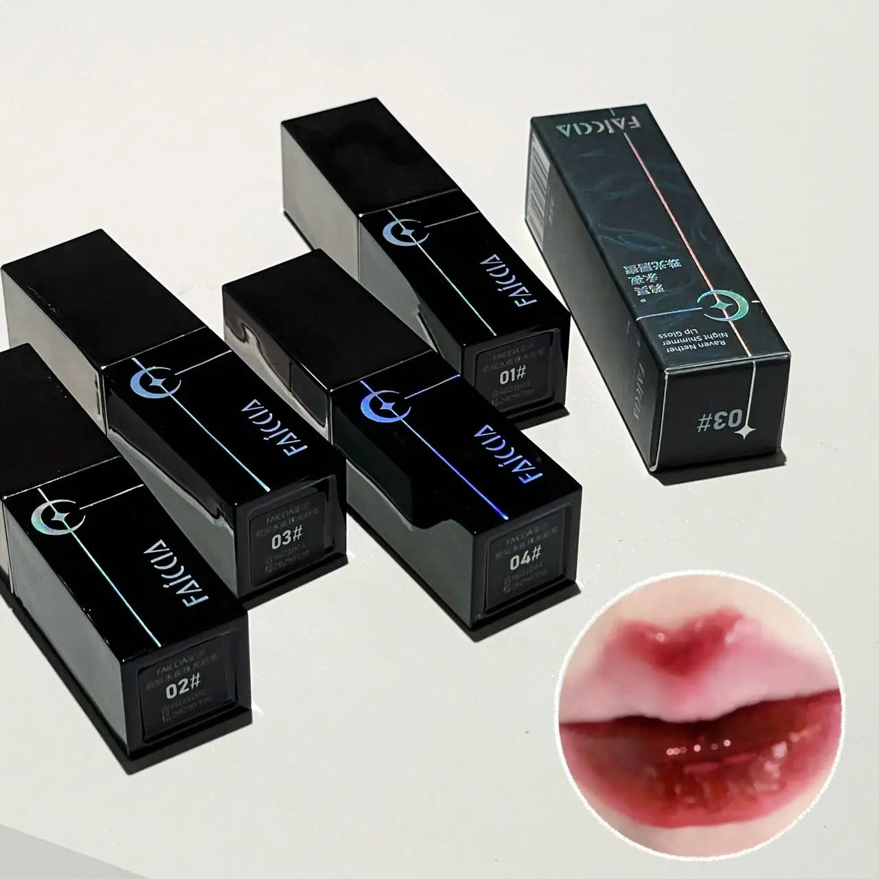 Pearlescent Polarized Green Lip Mud Gloss Fine Shimmer Lip Glaze Plumping Gothic Black Moisturizing Shiny Halloween Lips Makeup
