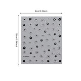 6Pcs 3D Hollow Flower Nail Stickers Black Silver Metallic Piano Key Musical Note Bowknot Adhesive Decals For Nail Art Making