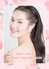 Fenyi Honey Peach Body Scrub Exfoliating Deep Clean Moisturizing Smooth Skin Remove Dead Skin Gentle Care for Face & Body