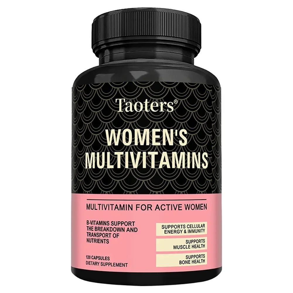 Women's Daily Multi Capsules - with Biotin, Calcium, Zinc, Daily Multivitamin To Support Energy and Immune Health
