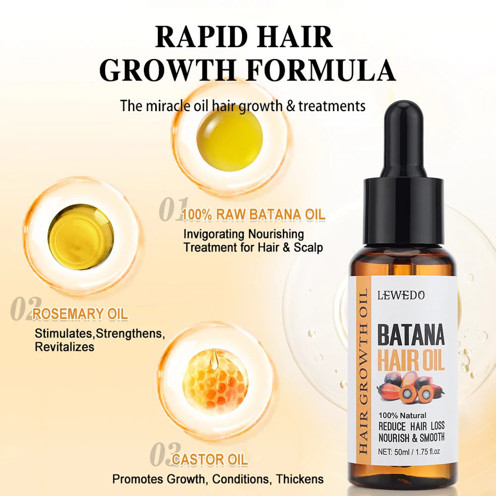 100% Natural Batana Oil Batana Butter Hair Mask Treatment Deep Conditioner for Dry Damaged Hair and Growth Nourishing & Smooth