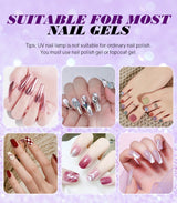 Mini Handheld UV LED Nail Lamp With Diamonds Portable Nail Dryer For Curing Gel Polish With Display Manicure Machine