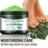 Urea 42% Foot Cream with Salicylic Acid - Intensive Cracked Heel Repair, Tea Tree & Aloe, Fast Absorption, Winter Therapy