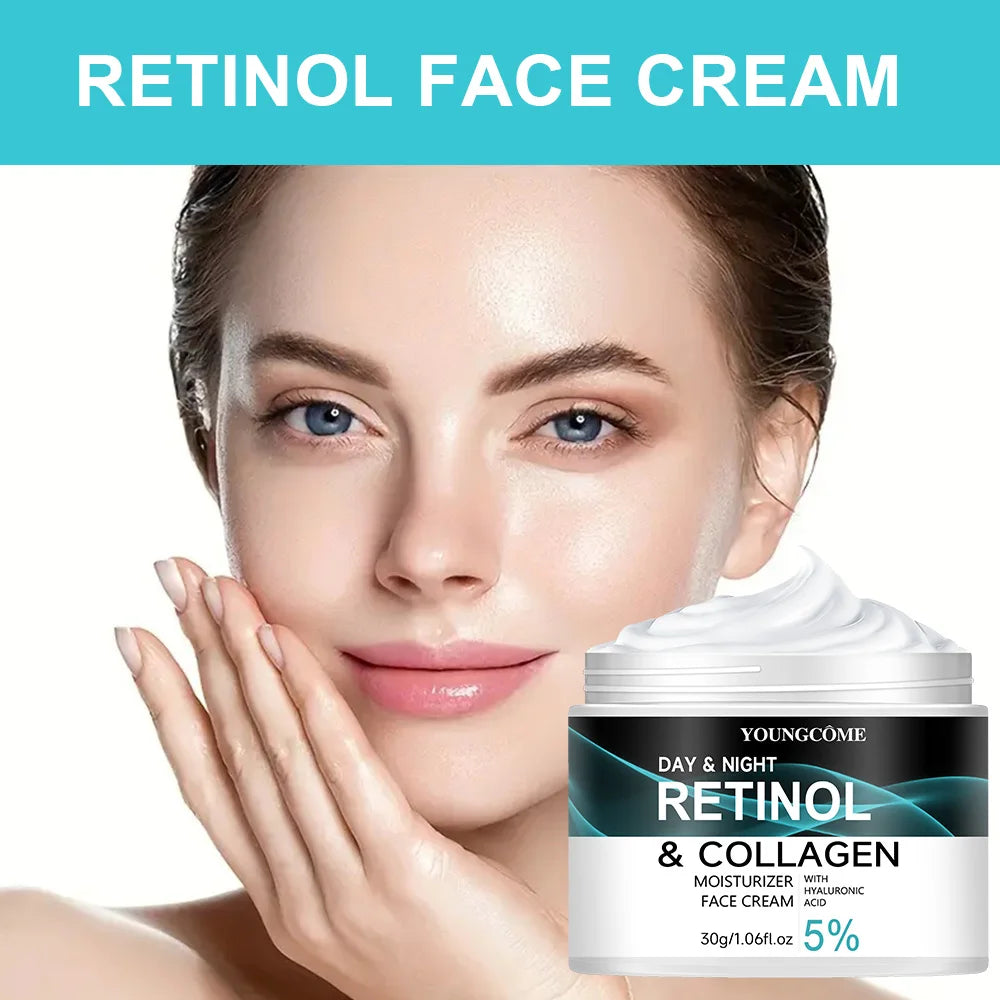 YOUNGCOME Retinol Cream Promotes Skin Elasticity And Luster Nourishing And Locking Moisture To Improve Skin Texture