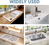 4Pcs Plastic Sink Hole Overflow Cover for Kitchen Bathroom Basin Trim Bath Drain Cap Sink Wash Basin Round Overflow Ring Plug