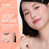 AZTK JC04 Water To Powder Liquid Blush Soft Matte Natural Flush Brightening Cheek Tint Lightweight Blendable Waterproof Makeup
