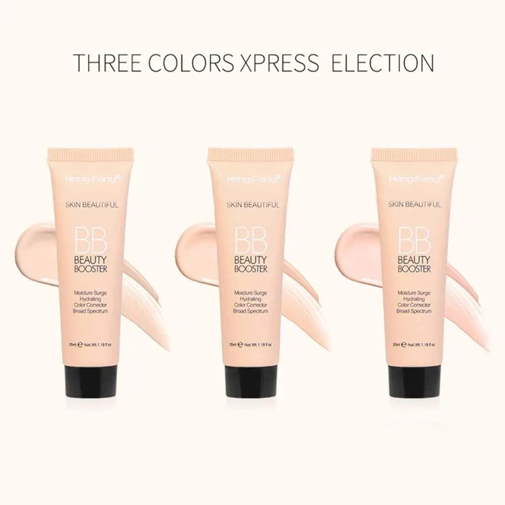 Natural Hydrating BB Cream Full-Coverage Foundation & Concealer, Color Correcting Tinted Moisturizer Cream Even Skin Tone Makeup