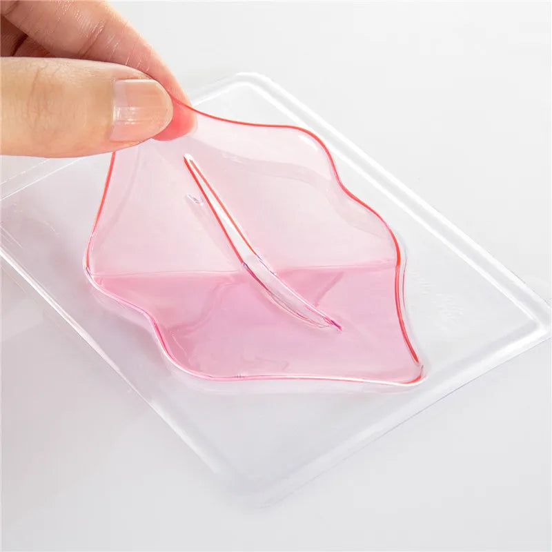 20pcs Crystal Collagen Lip Patches Moisturizing Brightening Nourishing Lip Mask Lips Care Labial Masks Lips Plumper Gel Pads