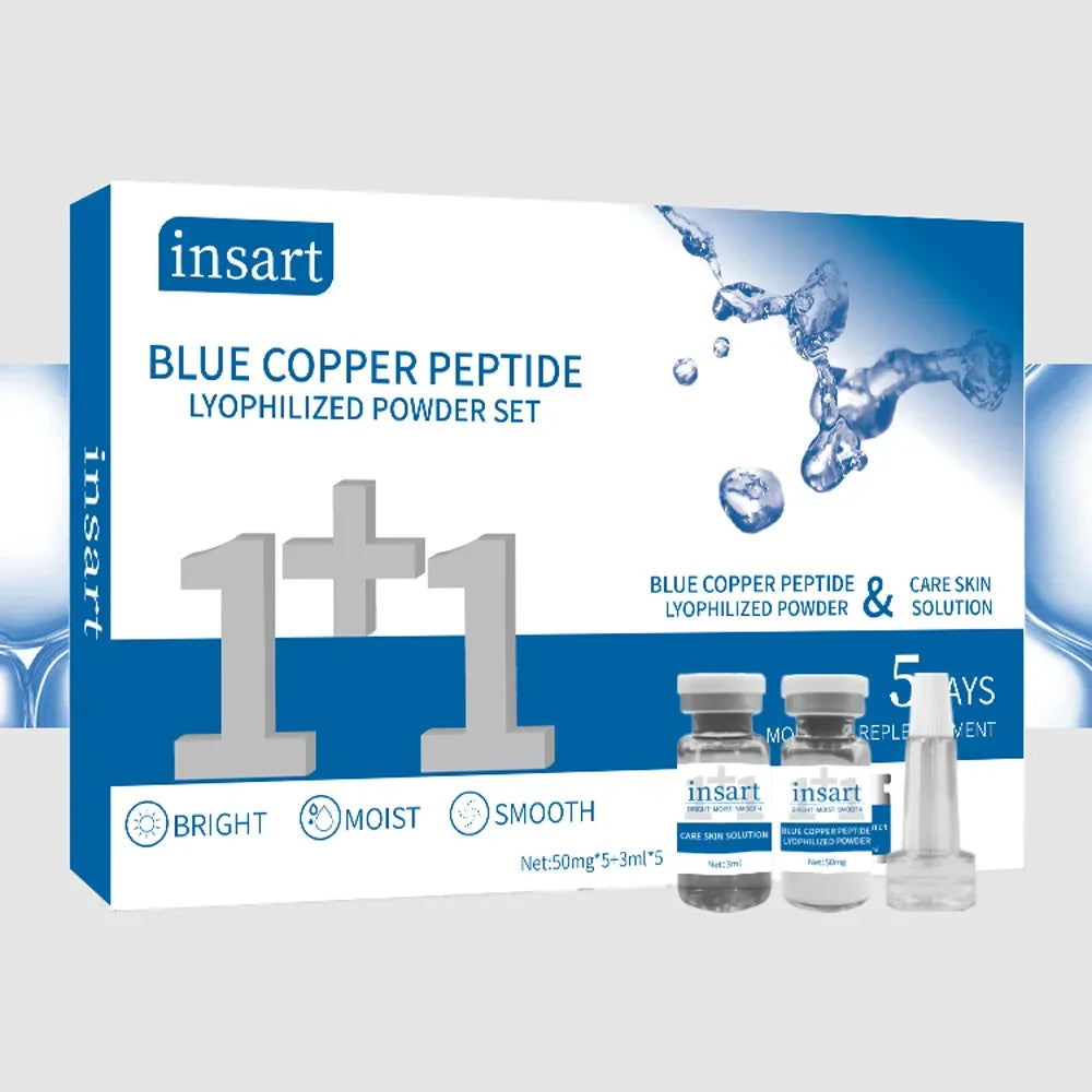 GHK‑Cu Serum Blue Copper Hydrating Serum Rejuvenates Repairs Skin Barrier Improves Elasticity