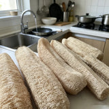 Natural Loofah Multi-Purpose Eco-Friendly Body Shower Sponge Home Cleaning Brush Exfoliating for Skin Tough on Stain Bathroom