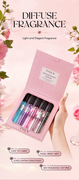 Alcohol-Free Women's Fragrance Gift Set 5Pcs Long-Lasting Fresh Scent Body Spray