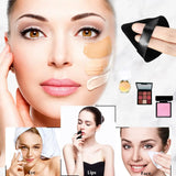 Black Triangle Velvet Powder Puff Soft Foundation Makeup Sponge Portable Household Cosmetic Beauty Accessory