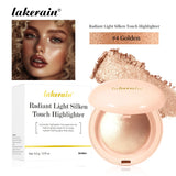 LongLasting Waterproof Face Highlighter Powder Instant Silky Skin Glow Baked Shimmer Illuminator Makeup Contouring Glitter