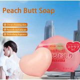 Peach Shaped Soap Bar:Intimate Area Underarm Hip Gentle Cleaning Exfoliation Brightening,Lighten Melanin Dull,Smooth Tender Skin