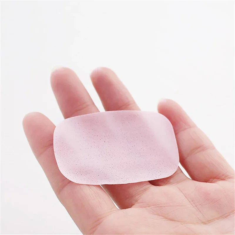 20/100/200pcs Portable Bath Hand Washing Slice Sheets Outdoor Travel Scented Foaming Soap Paper Bath Clean Soap Tablets