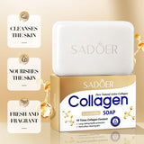 Collagen Gentle And Moisturizing Deep Cleansing Face And Bath Soap Long-Lasting Fragrance Handmade Soap