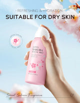 LAIKOU Sakura Facial Mist Brightening Spray Moisturizing Face Serum Brightening Toner Shrink Pores Oil Controlg Skincare 100ml