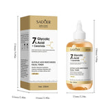 SADOER Glycolic Acid Toner Face Serum Facial Skincare Moisturizing Facial Toner Firming Nourishing Face Essence Skin Care
