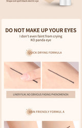 O'CHEAL Eyeliner Stamp Black Liquid Eyeliner Pen Waterproof Fast Dry Dual Head Eye Liner Pencil Make-up for Women Cosmetics Tool
