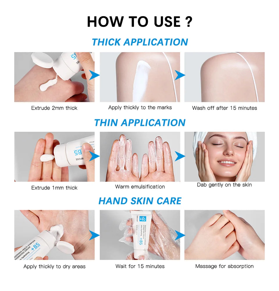 B5 Repair Cream Moisturizing Hydrating Effectively Solves Dry Chapped And Red Skin Nourishes Improve Repair Sunscreen Cream