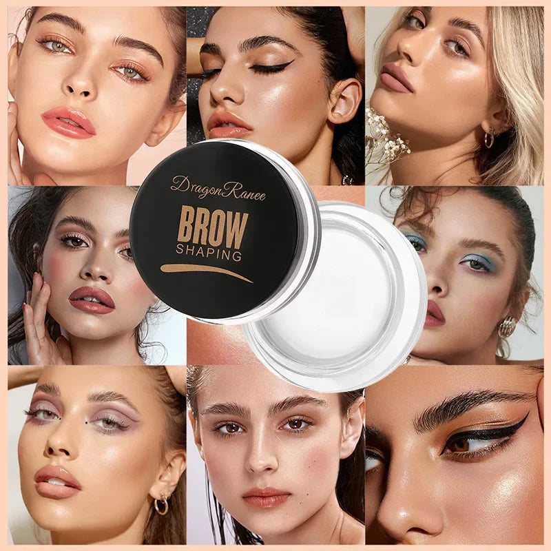 Dragon Ranee 6color Wild Eyebrow Styling Eyebrow Cream Styling Eyebrow Gel Soap Wax White Eyebrow Cream