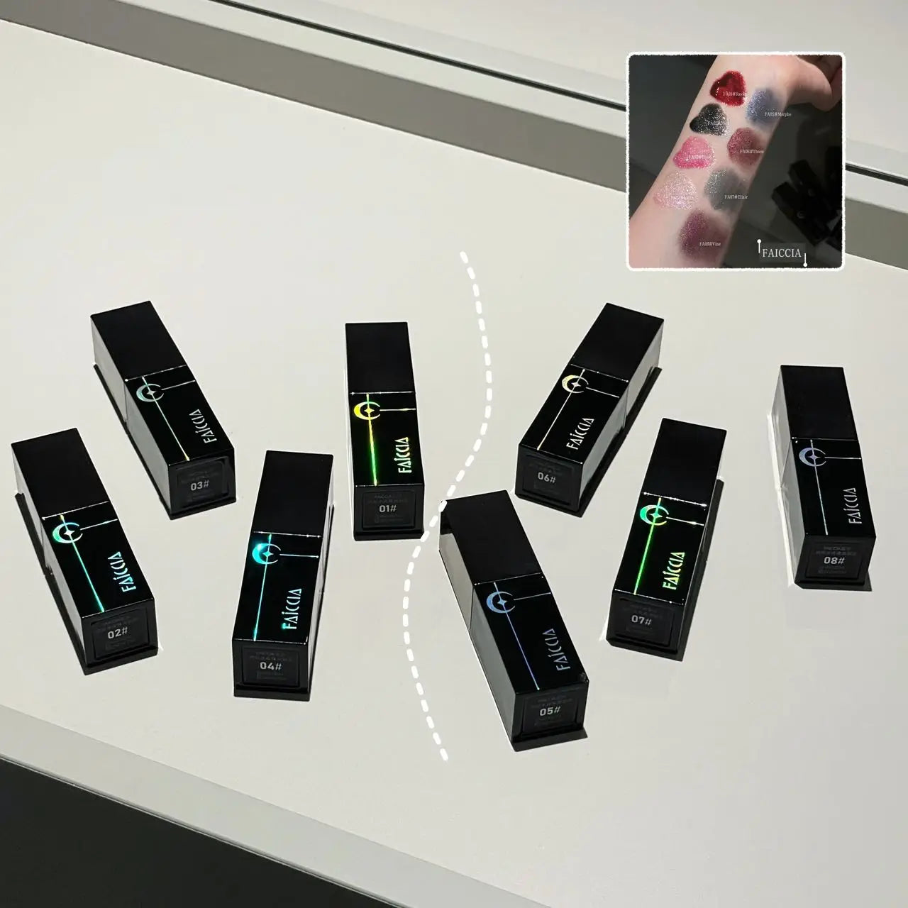 Pearlescent Polarized Green Lip Mud Gloss Fine Shimmer Lip Glaze Plumping Gothic Black Moisturizing Shiny Halloween Lips Makeup