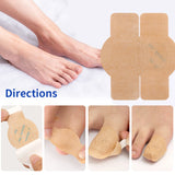 21Pcs Waterproof Nail Beauty Stickers Daily Foot Nail Care Supplies