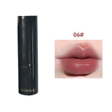 Lipstick Red Brown Lipstick Waterproof Moisturizing Mirror Lipstick Lip Gloss Natural Long-Lasting Makeup Valentine's Day Gift