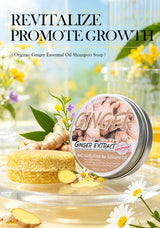 Shampoo Soap Ginger Solid Shampoo Bar Clean the Scalp Remove Oil Freshen and Wash Hair Ginger Extract