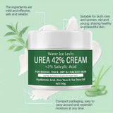 New 42% Urea Cream + 2% Salicylic Acid Foot and Hand Moisturizer, Deep Moisturizer and Nourishing Moisturizer