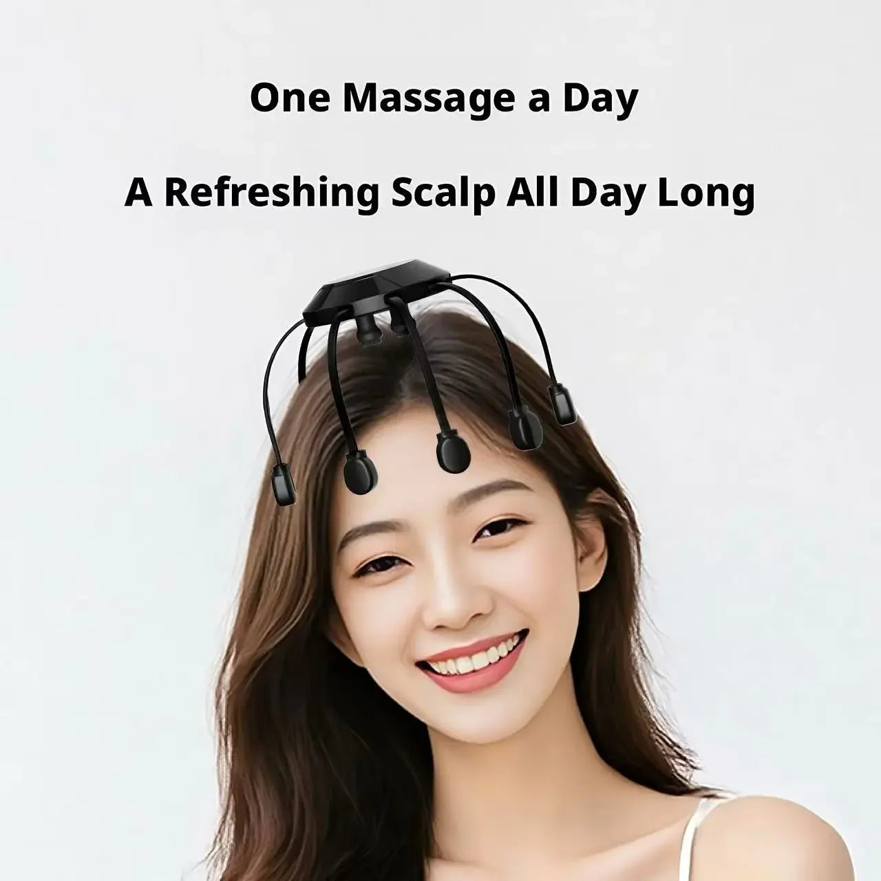 Electric Octopus Head Massager 10/14 Claws Smart Scalp Massage Device Relax Stress Relief Deep Tissue Home Head Spa Massager