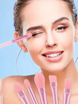 13pcs Premium Synthetic Nylon Bristle Makeup Brush Set - Soft, Gentle, and Cruelty-Free for Flawless Foundation, Blush, Powder,
