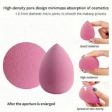 5/10Pcs Ombre Makeup Sponge Set, Vegan Latex-Free Soft Blender, Dual Use Liquid Powder Foundation, Travel Size All Skin Types
