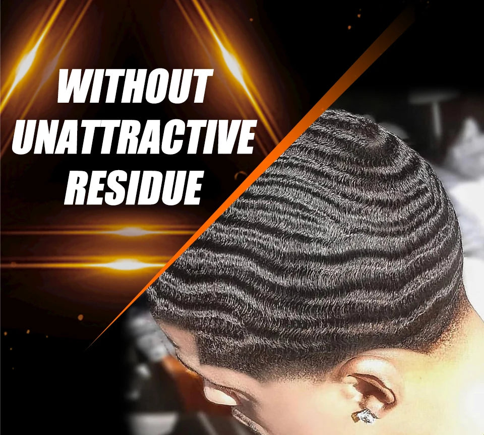 Deep Wave Control Pomade Shampoo Kit Biotin Prevent Hair Loss Edge Control Gel Sport Strong Hold Wave Hair Gel For African Men