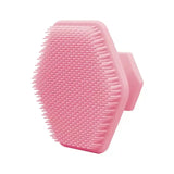 Exfoliating Silicone Brush Cleanser No Slip Handle Body Scrubber Cleans and Massages Skin Bathroom Accessories Bath Brush
