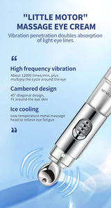 OCHEAL Electric Massage Eye Cream Hyaluronic Acid Firming Fades Fine Lines Eye Care Gel Moisturizing Beauty Eye Skin Care Beauty