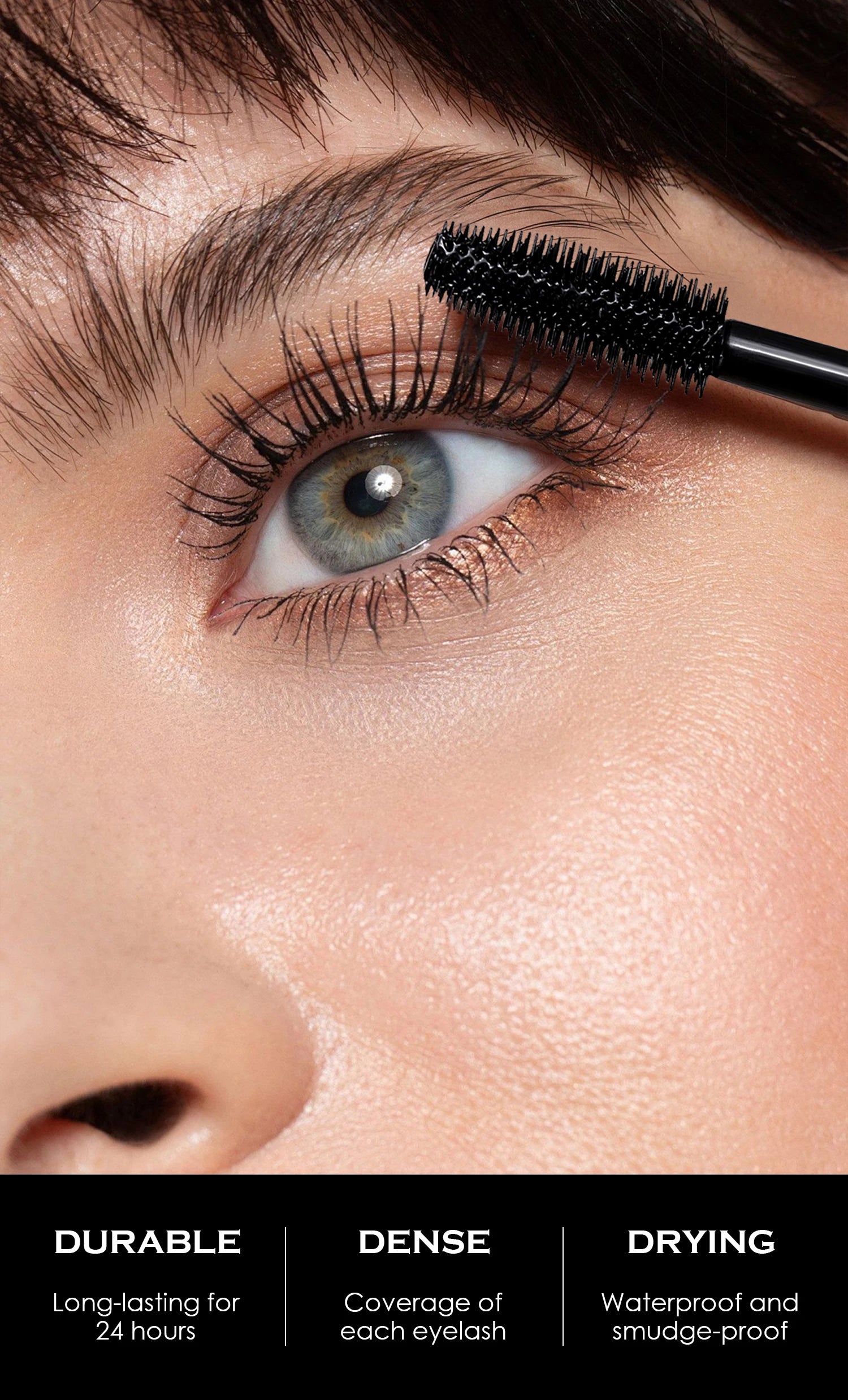 9D Fiber Lash Set Long-Lasting Waterproof Sweatproof Stainproof Slimming Base Mascara for All Skin Types
