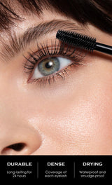 9D Fiber Lash Set Long-Lasting Waterproof Sweatproof Stainproof Slimming Base Mascara for All Skin Types