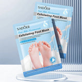 SADOER  Exfoliating Feet Mask Exfoliating Foot Peel Mask Socks Pedicure Peeling Dead Skin Remover Feet Mask Peel Moisturizing