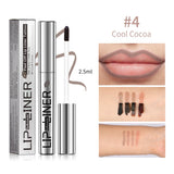 Lip Liner Pencil Peel Off Lip Stain Tattoo Long Wearing Matte Waterproof Smudge Proof Transfer Proof Lip Cosmetic For All Day