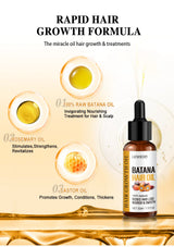 Hair Growth Batana Oil Serum Fast Growing Hair Essential Oil Beauty Hair Care Anti-Hair Loss Essence Natural Repair Damaged Hair