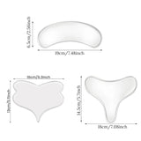 Reusable T Anti Wrinkle Chest Pad Silicone Transparent Removal Patch Face Skin Care Anti Aging Breast Lifting Chest Patch Flesh