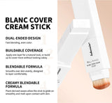 Foundation Stick Color Changing Foundation with Detachable Brush Blanc Cover Cream Stick Changing Hight Coverage Base Makeup